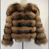 Дамско елегантно палто от лисица код 122, снимка 1 - Палта, манта - 34802351