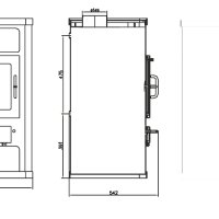 Камина с водна риза ГРАНД В*, снимка 8 - Камини - 43848675