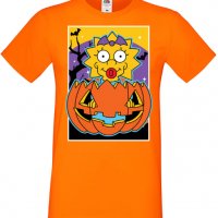 Мъжка тениска The Simpsons Maggie Simpson 03,Halloween,Хелоуин,Празник,Забавление,Изненада,Обичаи,, снимка 9 - Тениски - 38137468