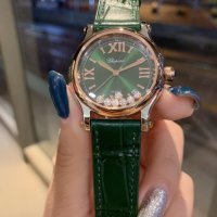 Дамски часовник Chopard Happy Sport Green с кварцов механизъм, снимка 2 - Дамски - 43522957