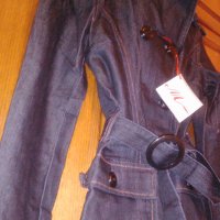 Дамски шлифер в мастилено синьо  , снимка 5 - Палта, манта - 26543563