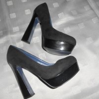 Дамски черни обувки Annalisa, снимка 10 - Дамски обувки на ток - 28760635
