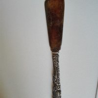 Посребрен нож., снимка 1 - Антикварни и старинни предмети - 36761036