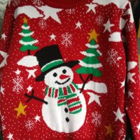 Коледни пуловери 8,10,11,12,години, снимка 3 - Детски пуловери и жилетки - 39055028