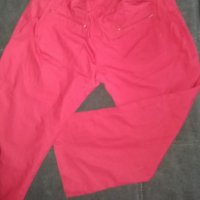 Памучен панталон "Identic" / червен панталон голям размер , снимка 3 - Панталони - 26213848