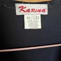 Намалена - нова блуза имитация на сако Karina Fashion, снимка 5 - Блузи с дълъг ръкав и пуловери - 37751648