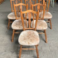 Дървени трапезни столове 6бр.комплект, снимка 2 - Столове - 43300902