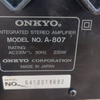 Onkyo Integra A807, снимка 12 - Ресийвъри, усилватели, смесителни пултове - 43620316