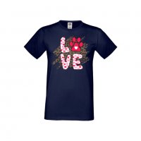 Мъжка тениска Свети Валентин Dog Love 1, снимка 6 - Тениски - 35649741