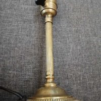 Стара нощна лампа от бронз. , снимка 2 - Антикварни и старинни предмети - 27967536