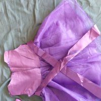 Виолетова рокля обличана само веднъж за снимки за първа година., снимка 3 - Бебешки рокли - 43265065