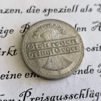 Райх монета - Германия - 50 пфенига | 1922г.; серия F, снимка 2 - Нумизматика и бонистика - 28229299
