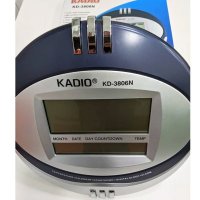 Кръгъл Цифров Часовник KADIО KD-3806N, снимка 3 - Друга електроника - 40006430