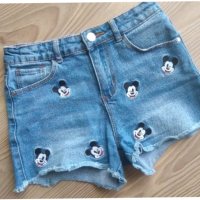 Disney - къси дънкови панталони, снимка 1 - Детски къси панталони - 43846458