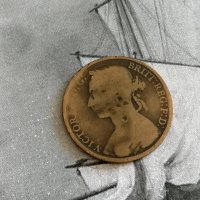 Монета - Великобритания - 1 пени | 1885г., снимка 2 - Нумизматика и бонистика - 28295805