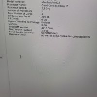 MacBook Pro 15” 2.3i7 QC 512GB SSD 1GB Nvidia, снимка 8 - Лаптопи за работа - 32987361