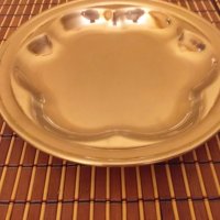 Масивна чиния алпака БДС , снимка 2 - Чинии - 27242470