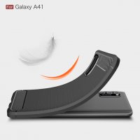 Samsung Galaxy A41 - Удароустойчив Кейс Гръб CARBON, снимка 7 - Калъфи, кейсове - 32315029