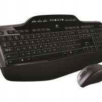 2 в 1 Комплект клавиатура и мишка Безжични Logitech MK710 Модерни компактни и удобни, снимка 2 - Клавиатури и мишки - 34934125
