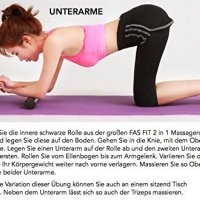 Иога- пилатес- масажна ролка Fascia Fitness Set 2 в 1 , снимка 4 - Йога - 33017985