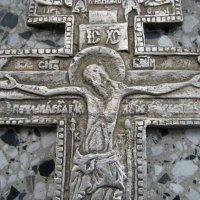Стар сребърен кръст, снимка 2 - Антикварни и старинни предмети - 28438863