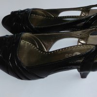 Дамски елегантни черни обувки на ток , снимка 16 - Дамски елегантни обувки - 36890598