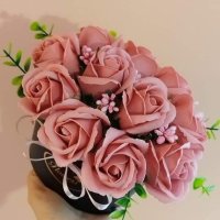 Луксозна кутия със сапунени рози, снимка 8 - Подаръци за жени - 38515639