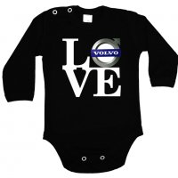 Бебешко боди Volvo LOVE, снимка 1 - Бодита за бебе - 33255973