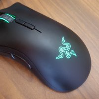 НОВА геймърска мишка Gaming Razer Deathadder Elite, Ергономична, снимка 1 - Клавиатури и мишки - 43442248