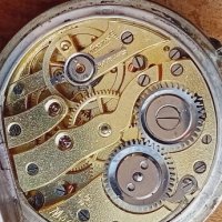 Moesa,швейцарски джобен часовник,сребро,злато,ниело, снимка 6 - Антикварни и старинни предмети - 43910260
