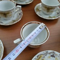 Стар български порцелан чаши за кафе Изида, снимка 4 - Антикварни и старинни предмети - 33350805