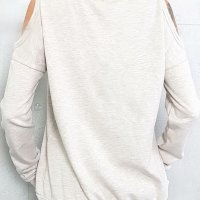 Блуза С Голи Рамене, снимка 3 - Блузи с дълъг ръкав и пуловери - 32414874