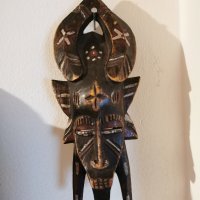 Африканска  маска Сенуфо, снимка 4 - Антикварни и старинни предмети - 36976781