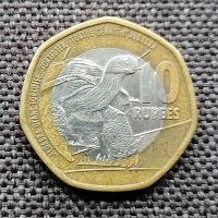 ❤️ ⭐ Монета Сейшели 2016 10 рупии ⭐ ❤️, снимка 1 - Нумизматика и бонистика - 38701775