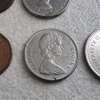 Канада. 1,5, 10, 25 цента  и 1 долар . 12 бр. различни до една монети., снимка 4 - Нумизматика и бонистика - 44857080