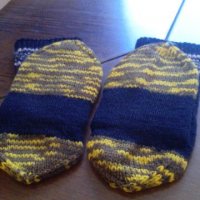 Вълнени плетени чорапи, снимка 1 - Други - 26204613