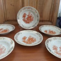 Стар български порцелан чинии, снимка 1 - Антикварни и старинни предмети - 33281698