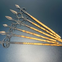 Ковани африкански стрели №4794 , снимка 1 - Антикварни и старинни предмети - 43084901