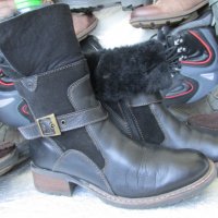 топли кафяви дамски боти, кубинки, ботуши,N- 38, Weather Rated Winter Snow Boots, естествена кожа +, снимка 6 - Дамски боти - 33415755