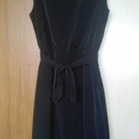 Черна къса рокля, с коланче🍀👗XS р-р🍀👗 арт.318, снимка 2 - Рокли - 27744504