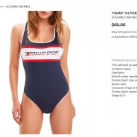Tommy Hilfiger one piece swimsuit бански, снимка 8 - Бански костюми - 36594254
