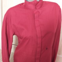 Мъжка риза в бордо - размер М - 8,00лв., снимка 4 - Ризи - 28705746
