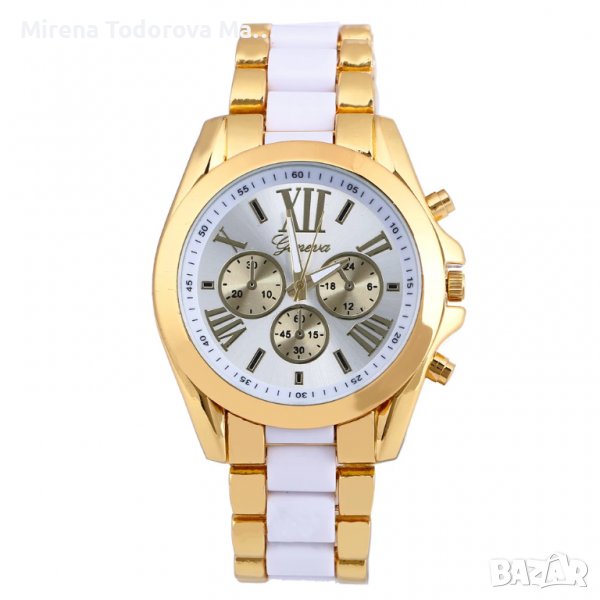  Мъжки часовнк кварцов часовник, стоманена гривна, снимка 1