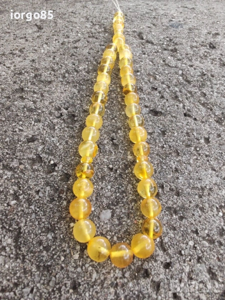 Броеница от 100 % натурален кехлибар, снимка 1