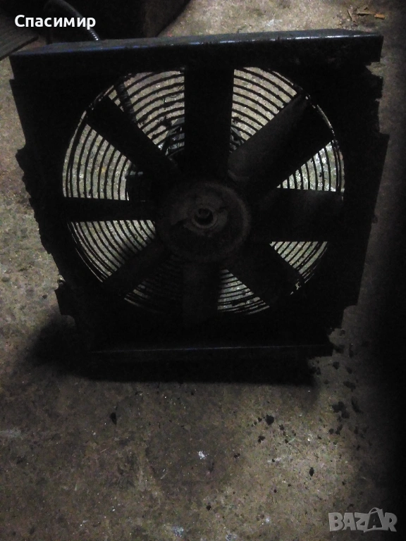 Вентилатор 0,55 kw на 1395обр трифазен , снимка 1
