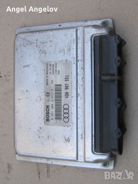 Компютър двигател ECU 4D0907551 Bosch 0261204214/215 Audi A4 A6 1996-2001 2.8 V6, снимка 1