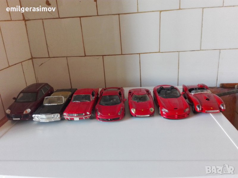 Метални колички , мащаб 1:24., снимка 1