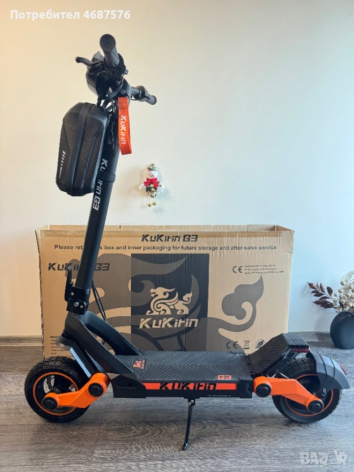 Тротинетка Kukirin G3 на 10км в гаранция, снимка 1