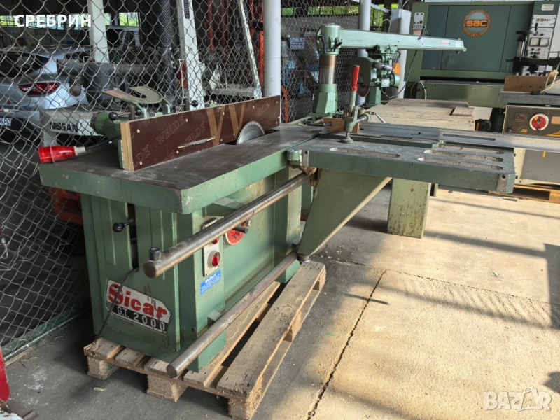 Циркуляр+фреза с ход на картата 1200 мм, снимка 1