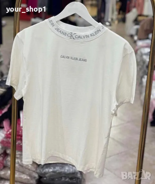 Calvin Klein дамска тениска бродирано лого , снимка 1